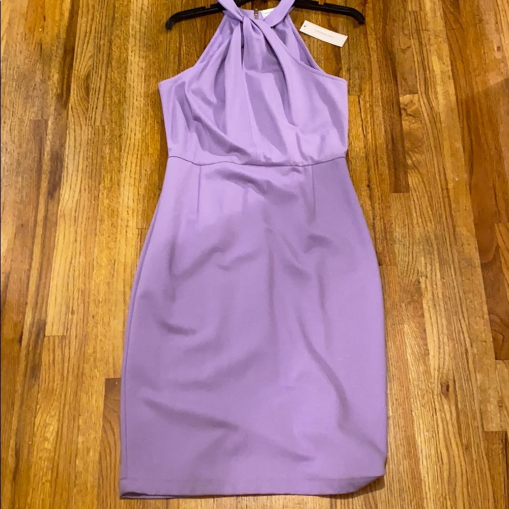 Lavender halter dress